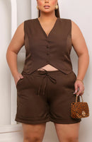 Conjunto Alfaiataria Plus Size Mônica
