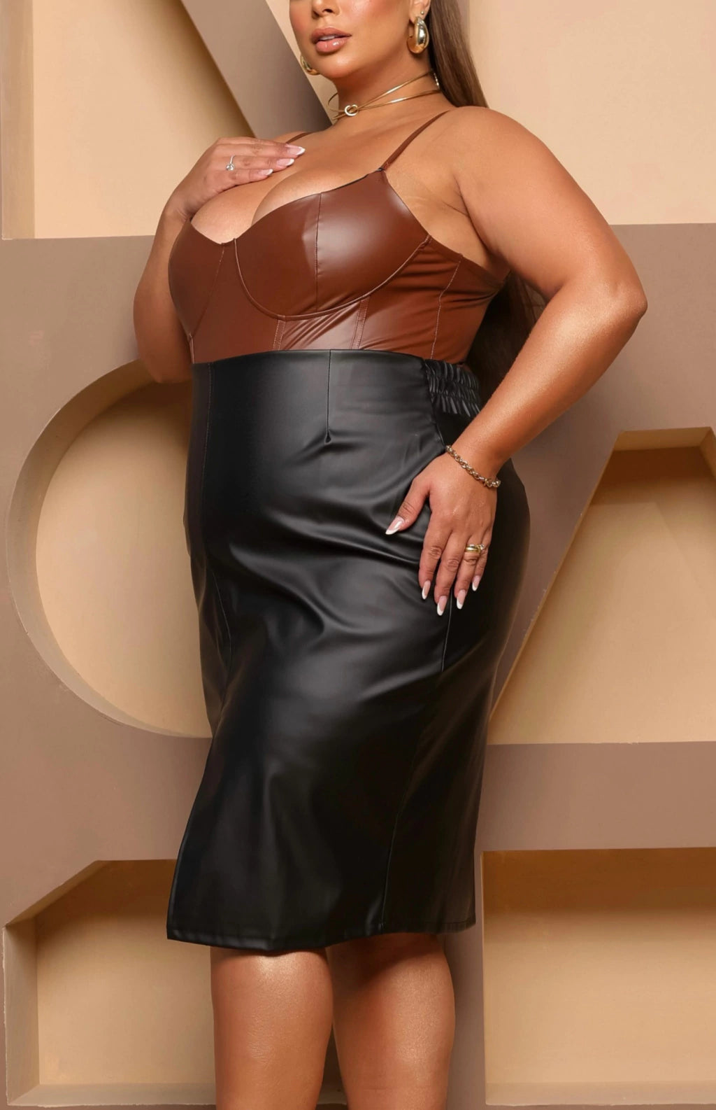 Saia Madison Couro Curve