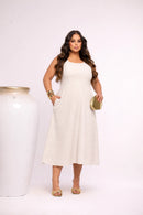 Vestido Pâmela Linho Plus Size
