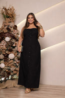 Vestido Betânia Linho Plus Size