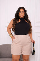 Shorts Lola Alfaiataria Plus Size