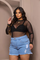 Body Ariel Tule Plus Size