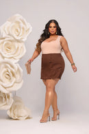 Shorts Saia Alfaiataria Curve Tina