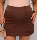 Shorts Saia Alfaiataria Curve Tina