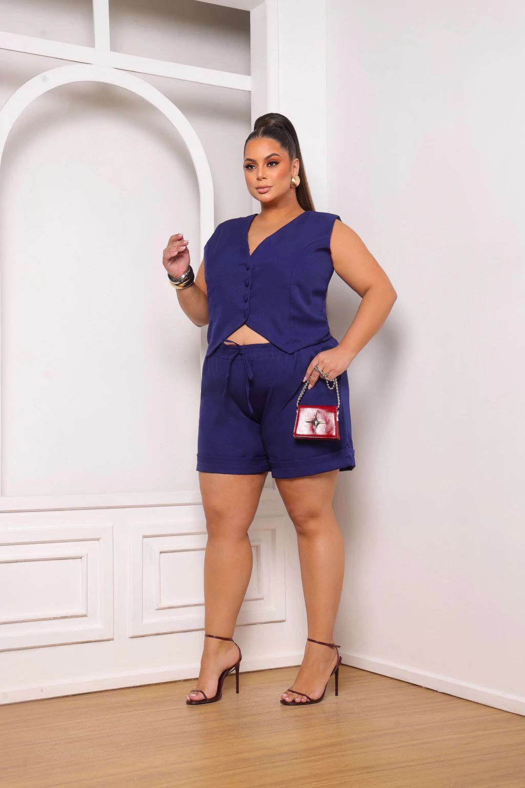 Conjunto Alfaiataria Plus Size Mônica