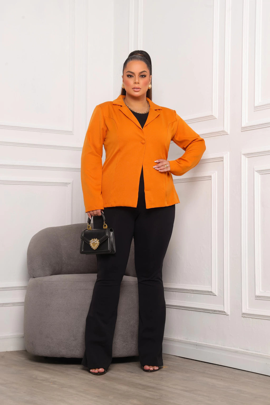 Blazer Pérola Alfaiataria Curve