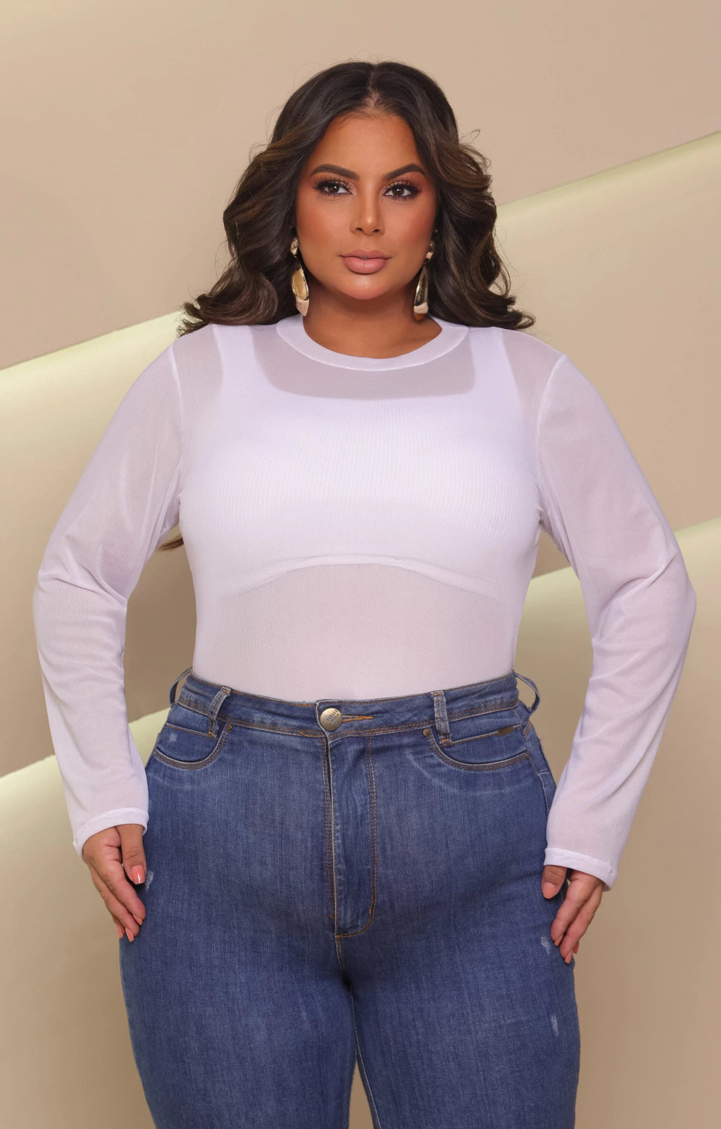 Body Ariel Tule Plus Size