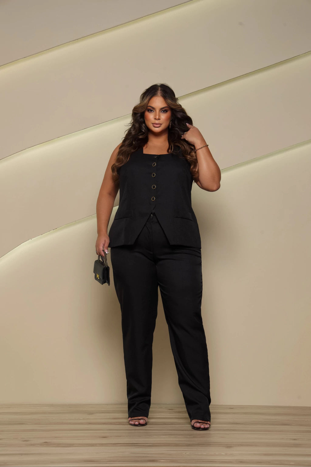 Conjunto Carol Plus Size Alfaiataria