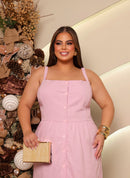 Vestido Betânia Linho Plus Size