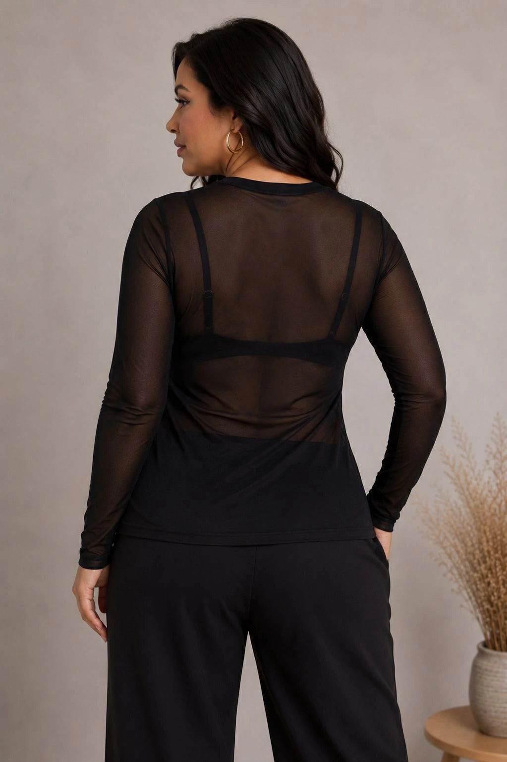 Blusa Tati Tule Plus Size