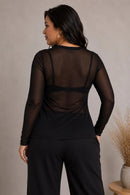 Blusa Tati Tule Plus Size
