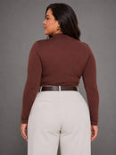 Blusa Romantic Grapeada Plus Size